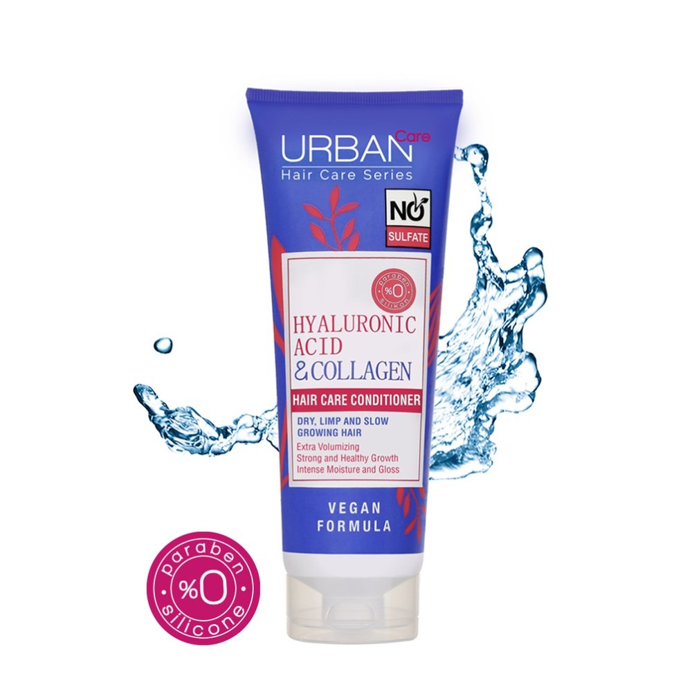 urban care – hyaluronic acid et collagen apres shampooing – 250ml