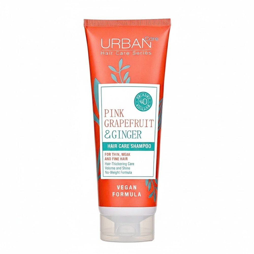 urban care – pink grapefruit et gincer shampoo – 250ml