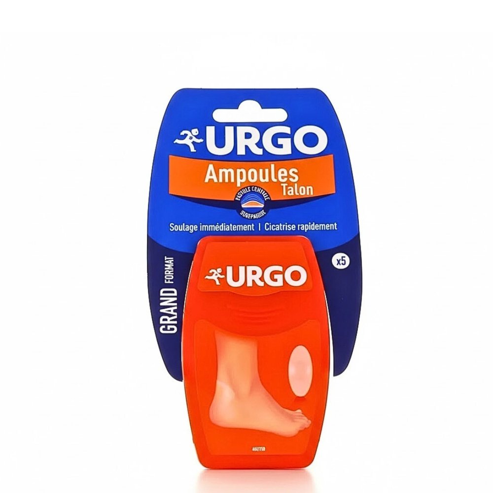 urgo – ampoules talon ultra discret 5 pieces