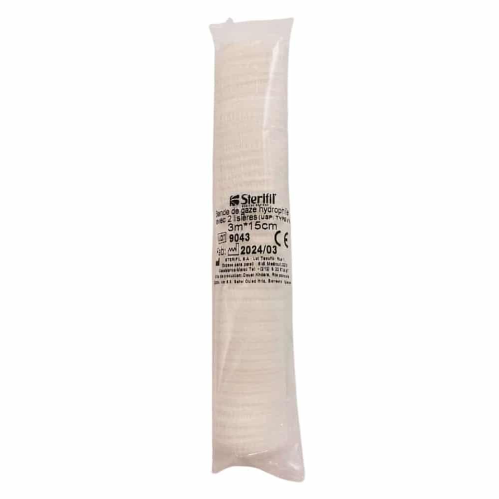 urgo – bande de gaze 3mx15cm – 1u
