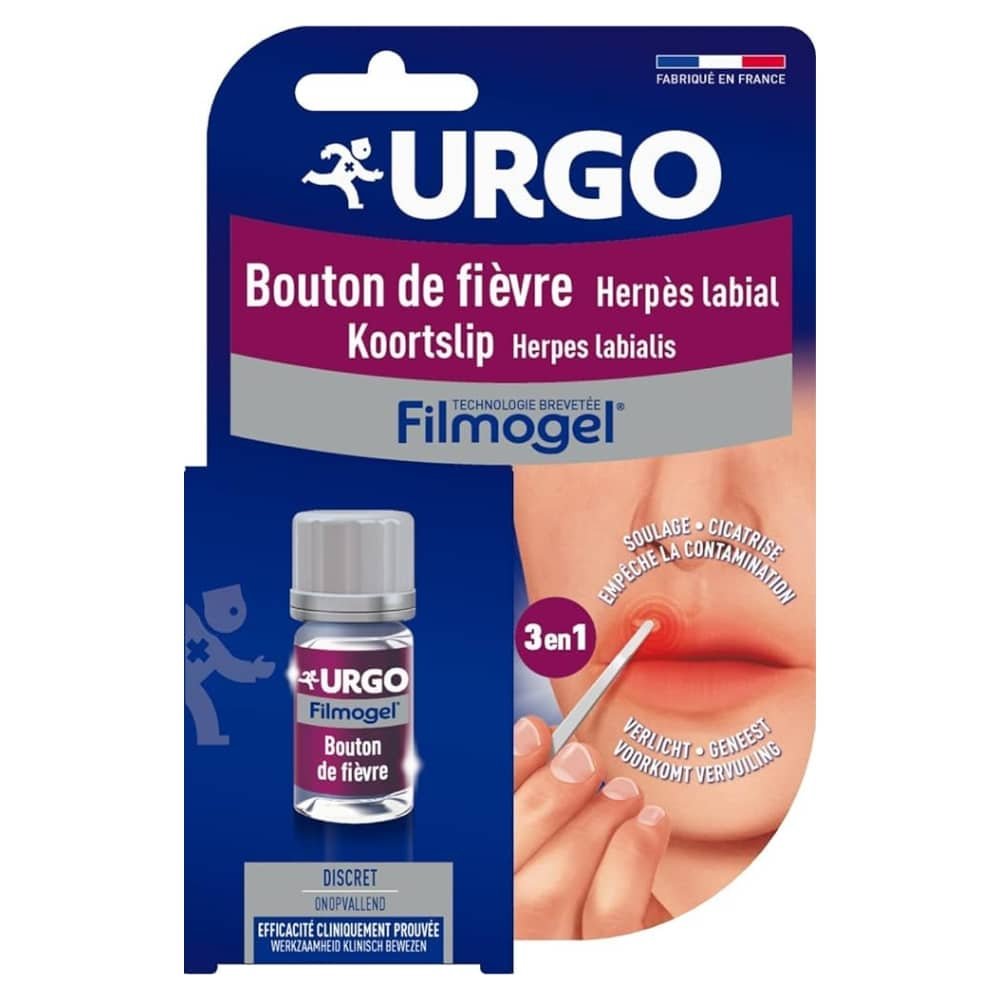 urgo – filmogel bouton de fievre herpes labial 3en1 – 6ml