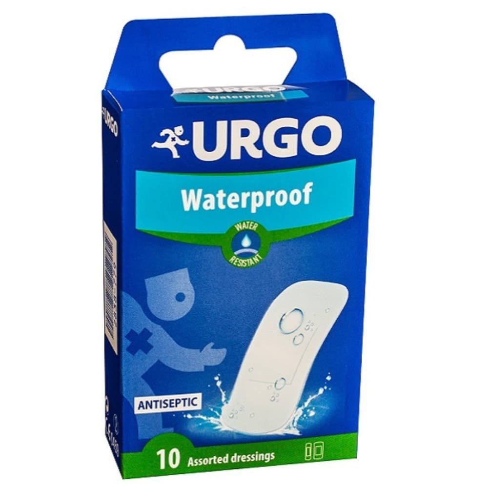 urgo – pansements 2 formats resistant a l’eau – 10u