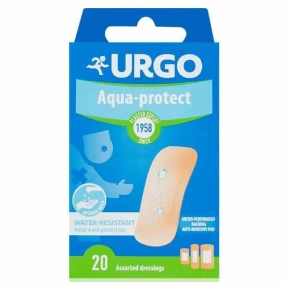 urgo – pansements aqua protect 3 formats – 20u