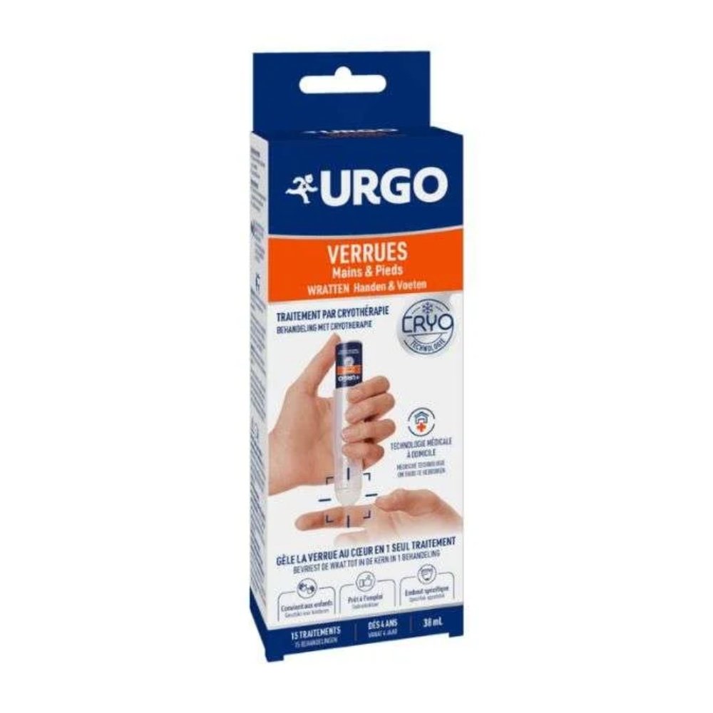 urgo – verrues mains et pieds traitement par cryotherapie – 38ml