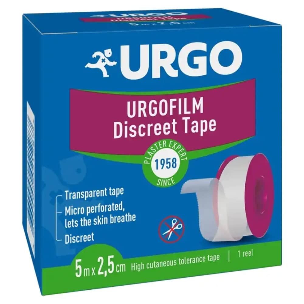 urgo – film discreet tape 5mx2,5cm – 1u