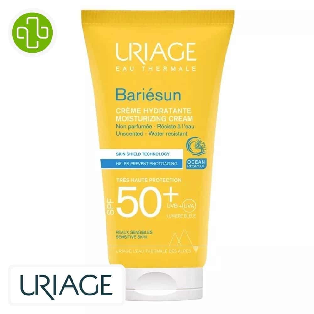uriage – bariesun creme hydratante sans parfum spf50+ – 50ml