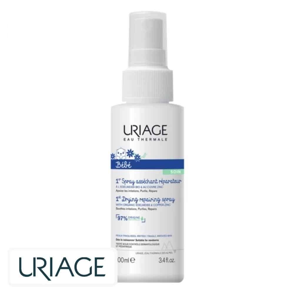 uriage – bebe 1er spray assechant reparateur – 100ml
