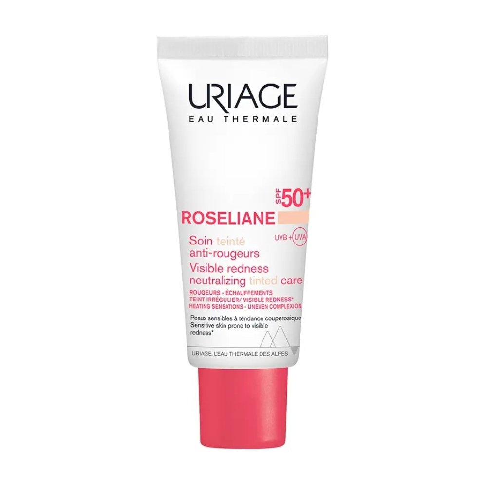 uriage – roseliane cc creme teinte claire apaise et corrige le teint spf50+ – 40ml