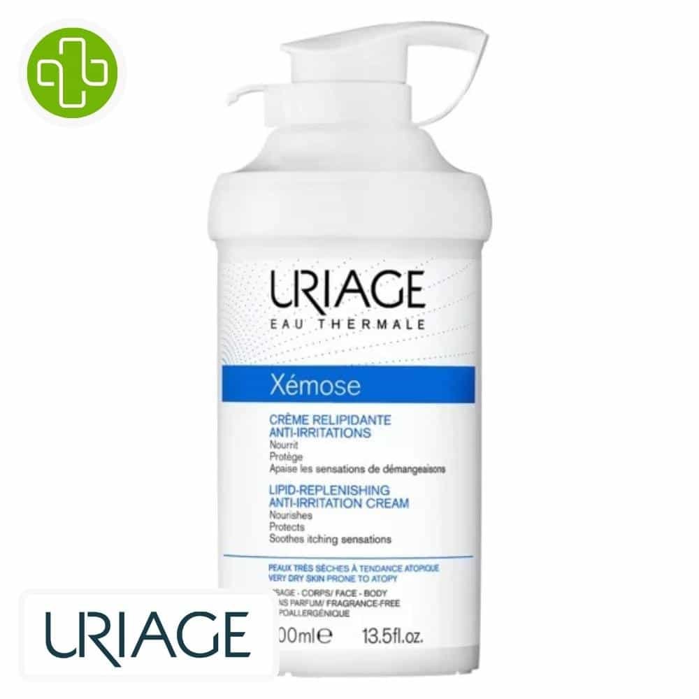 uriage – xemose creme relipidante anti irritations – 400ml