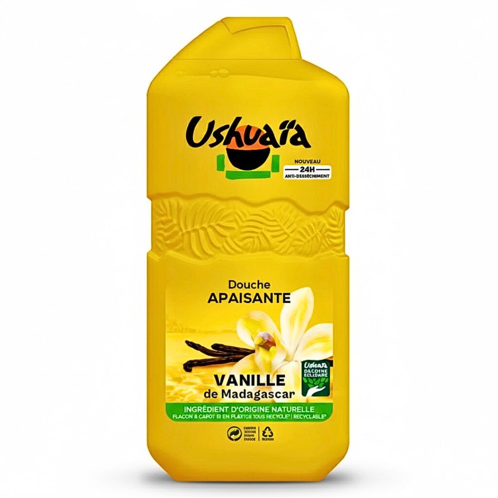 ushuaia – douche apaisante vanille – 280ml