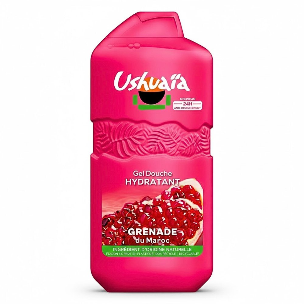 ushuaia – gel douche hydratante grenade – 280ml