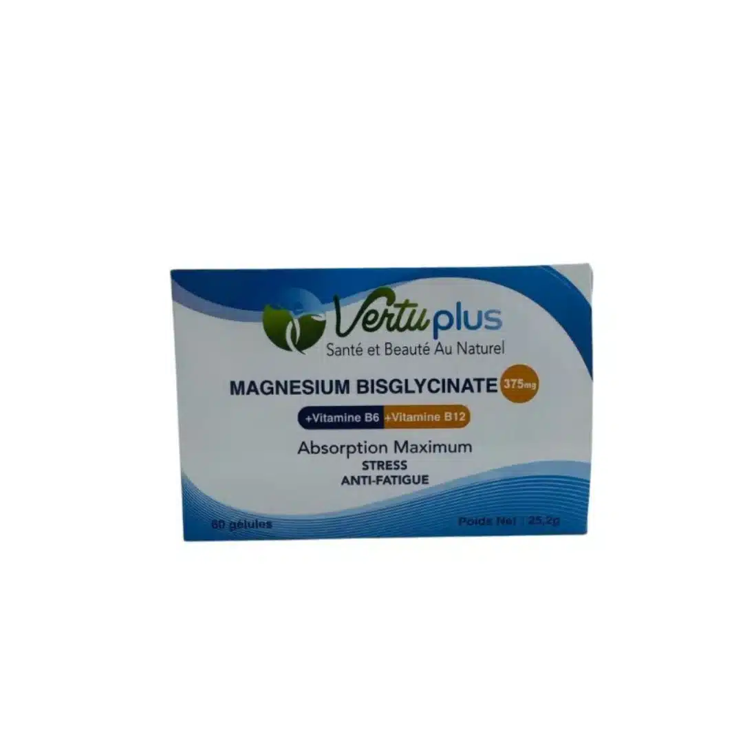 vertuplus – magnesium bisglycinate – 60gelules