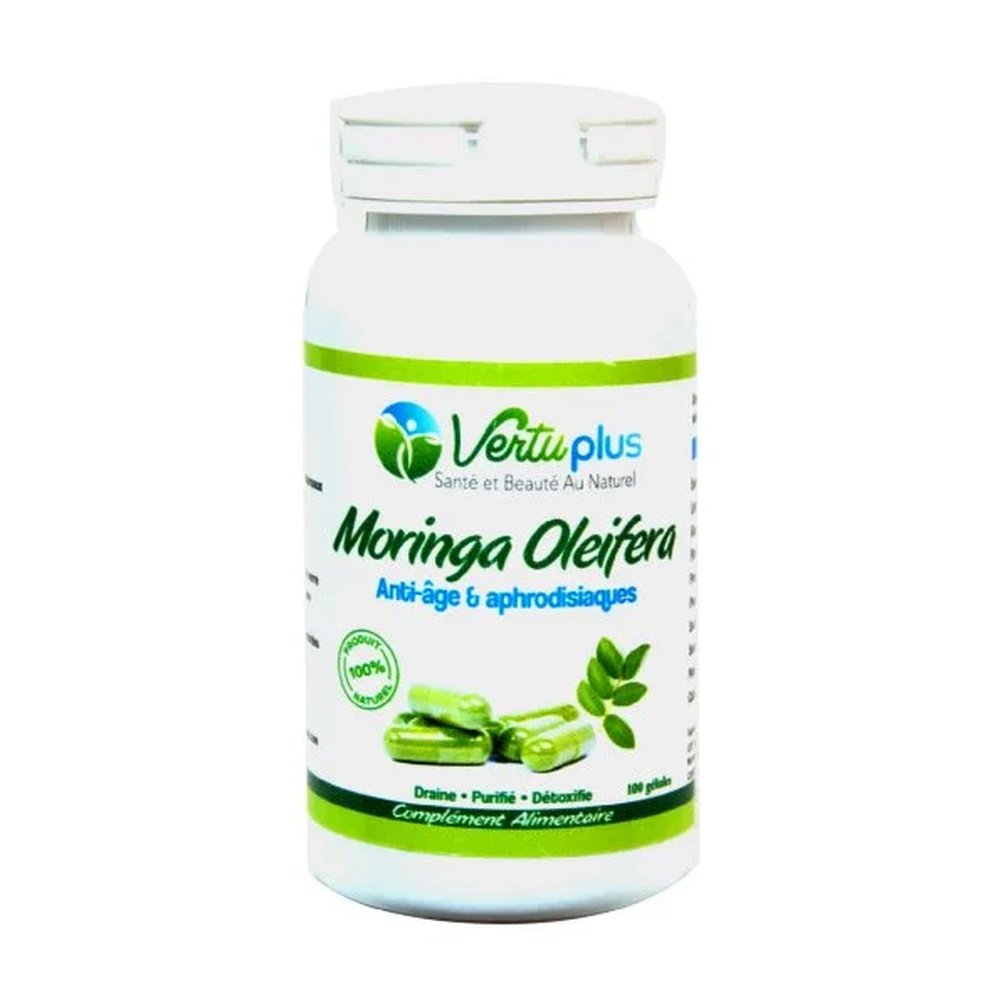 vertu plus – moringa oleifera – 100gelules