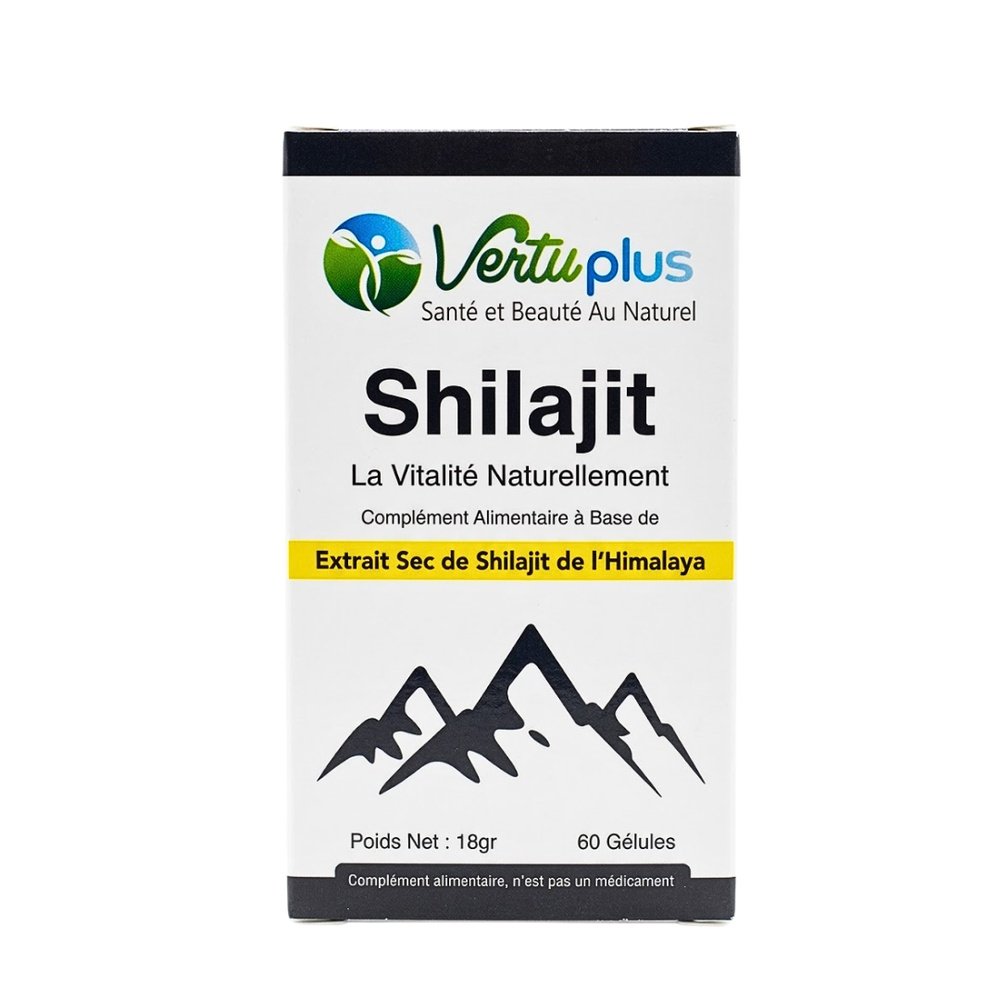 vertuplus – shilajit – 60 gelules
