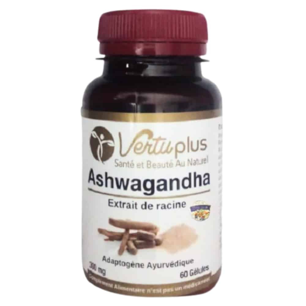vertuplus – ashwaganda extrait de racine 300mg – 60 gelules