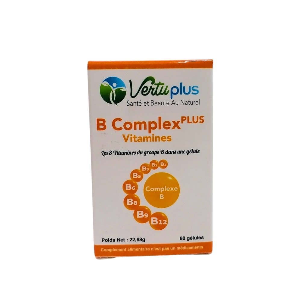 vertuplus – b complex plus vitamines 60gel