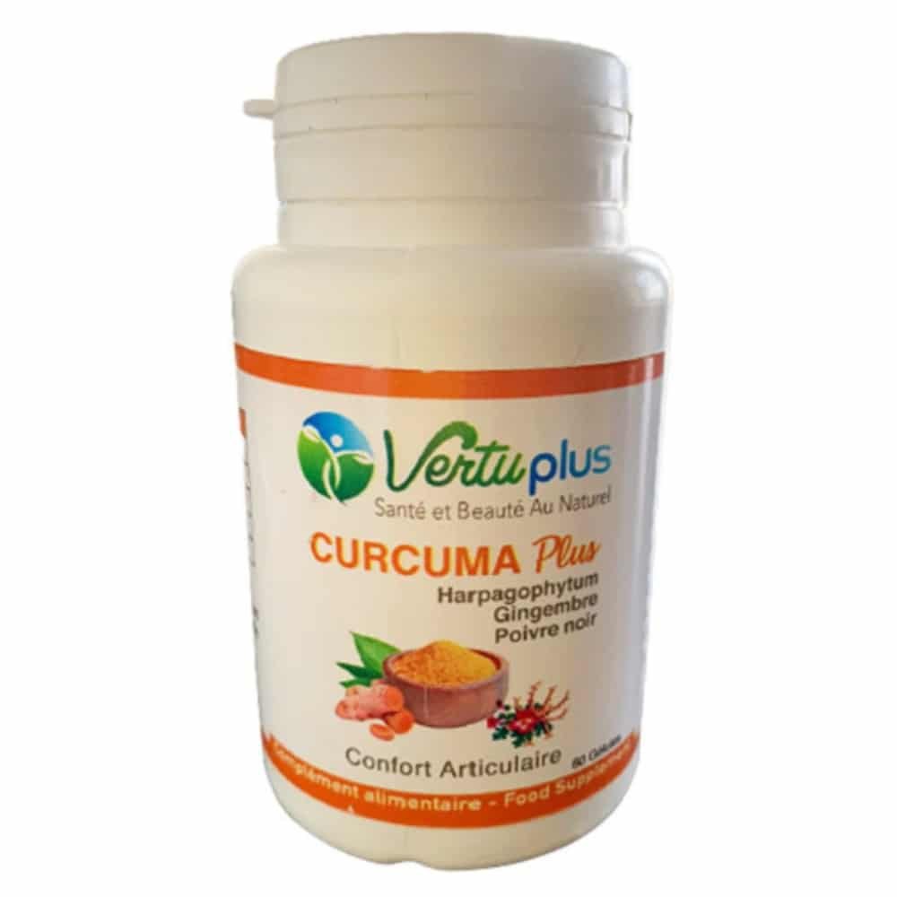 vertuplus – curcuma plus confort articulaire – 60 gelules
