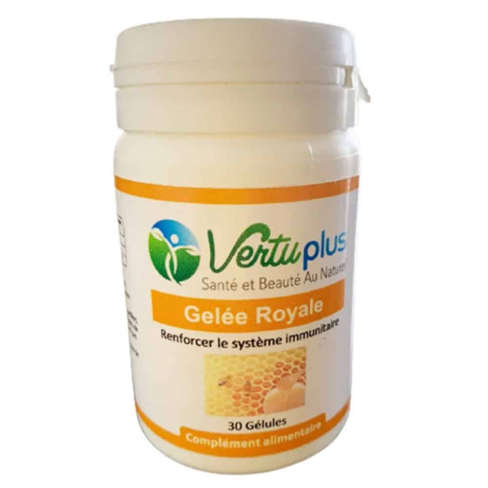 vertuplus – gelee royale systeme immunitaire – 30 gelules
