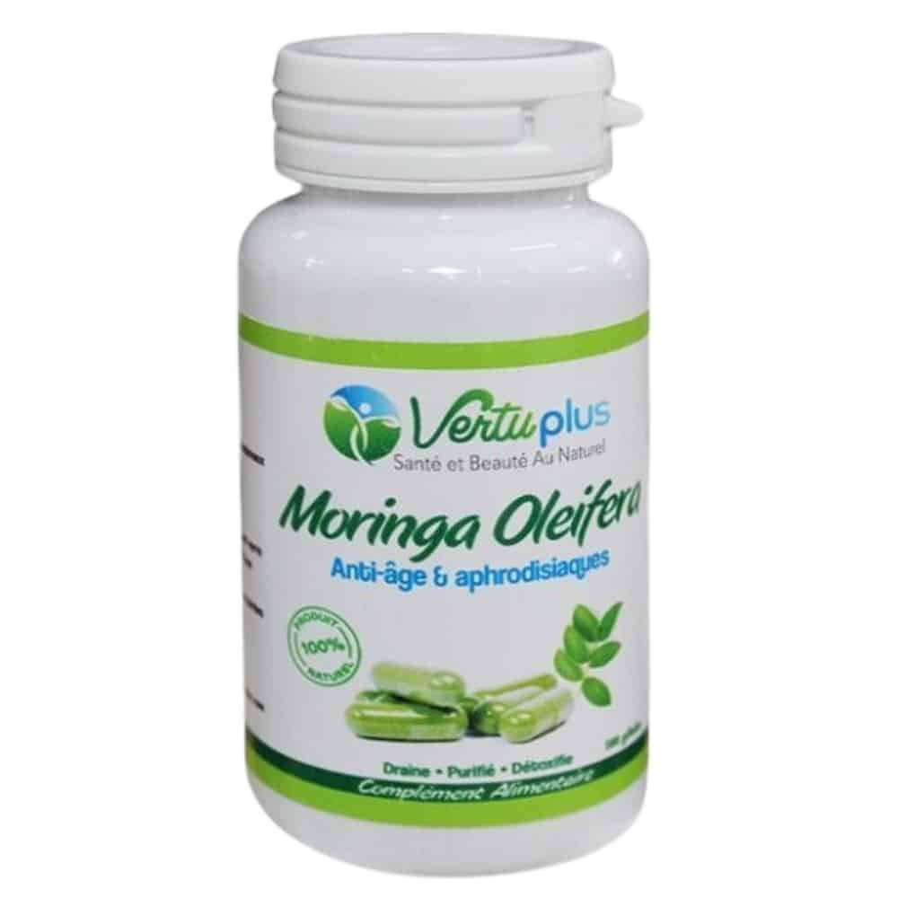 vertuplus – moringa oleifera anti age et aphrodisiaque – 90 gelules