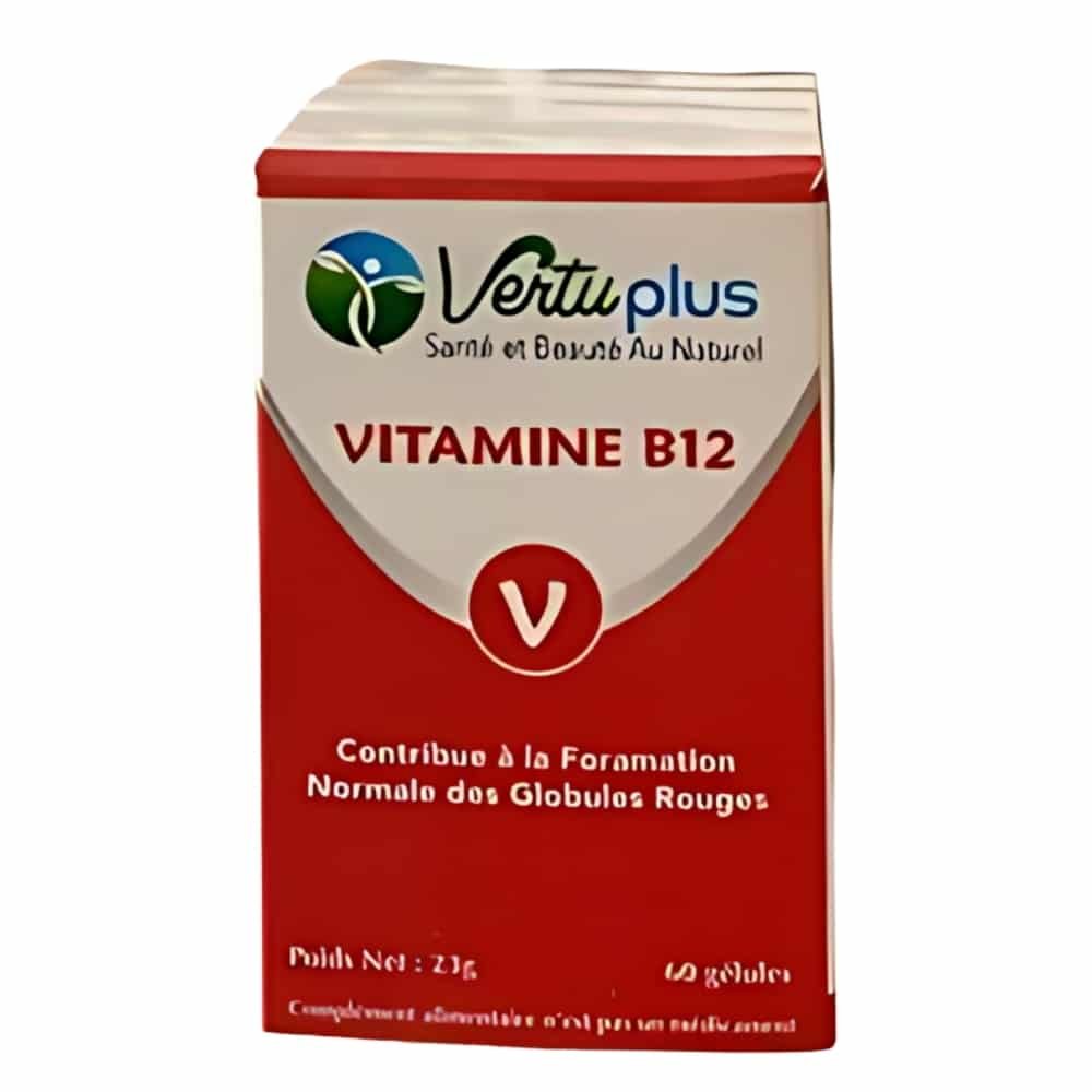 vertuplus – vitamine b12 globules rouges – 60 gelules