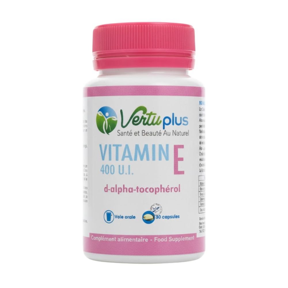 vertuplus – vitamine e 400 ui d alpha tocopherol – 50 capsules