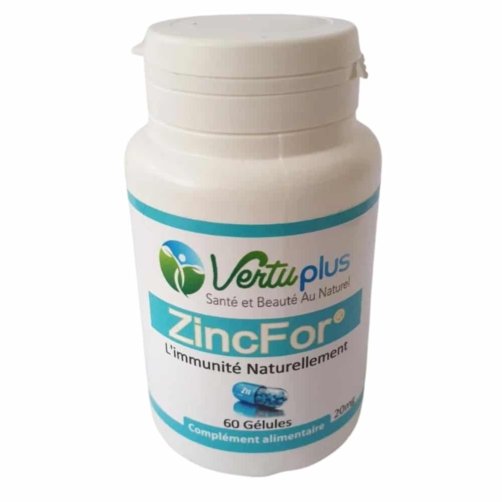 vertuplus – zincfor imunite – 60 gelules