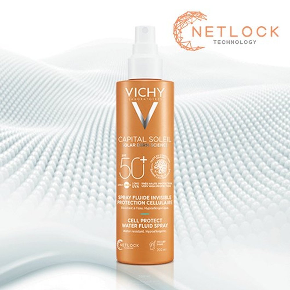 vichy – capital soleil spray fluide invisible protection cellulaire spf50+ – 200ml vichy – capital soleil spray fluide invisible protection cellulaire spf50+ – 200ml