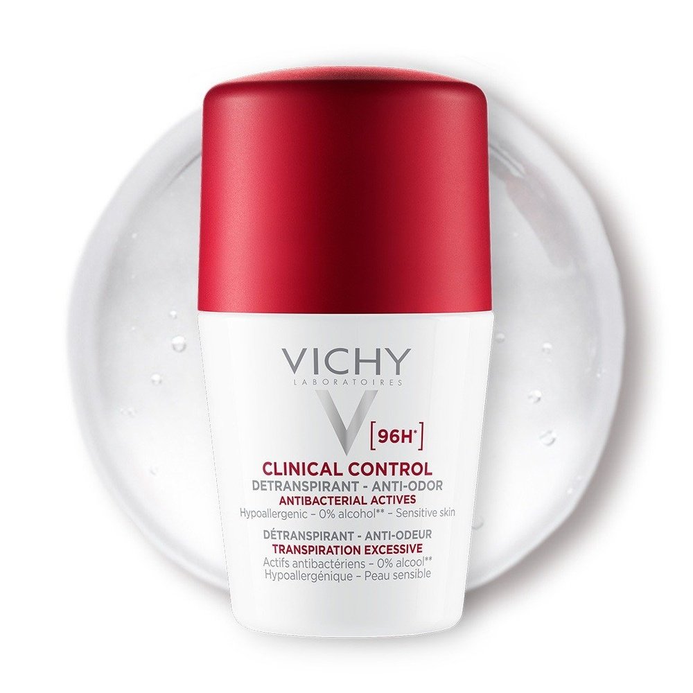 vichy – deodorant roll on clinical control detranspirant anti odeur 96h – 50ml vichy – deodorant roll on clinical control detranspirant anti odeur 96h – 50ml