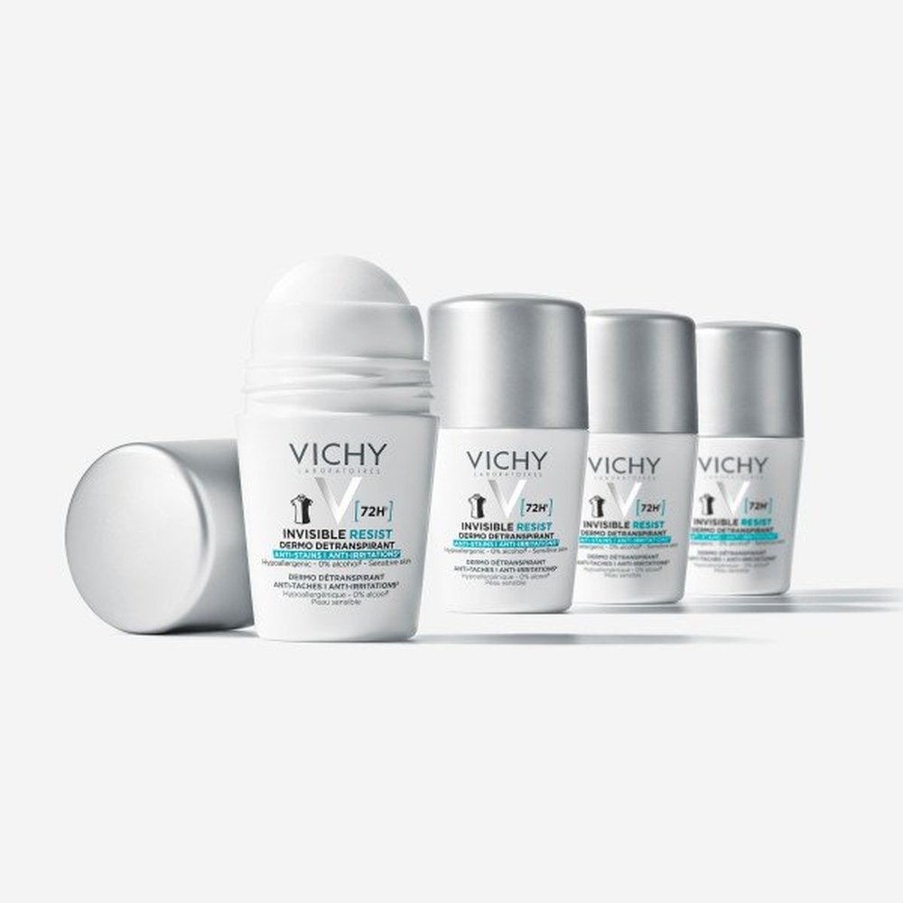 vichy – deodorant roll on invisible resist dermo detranspirant anti taches anti irritations 72h – 50ml vichy – deodorant roll on invisible resist dermo detranspirant anti taches anti irritations 72h – 50ml