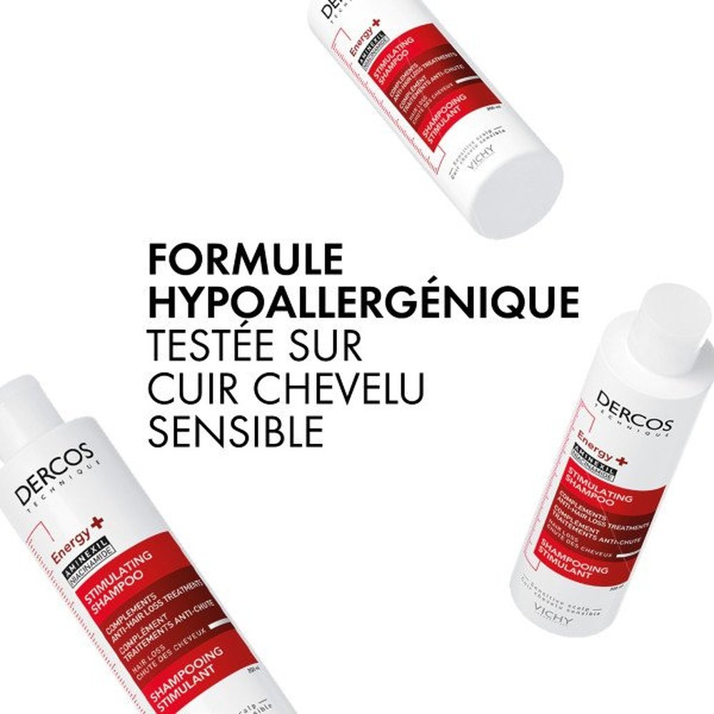 vichy – dercos energisant shampoing stimulant complement anti chute – 400ml vichy – dercos energisant shampoing stimulant complement anti chute – 400ml