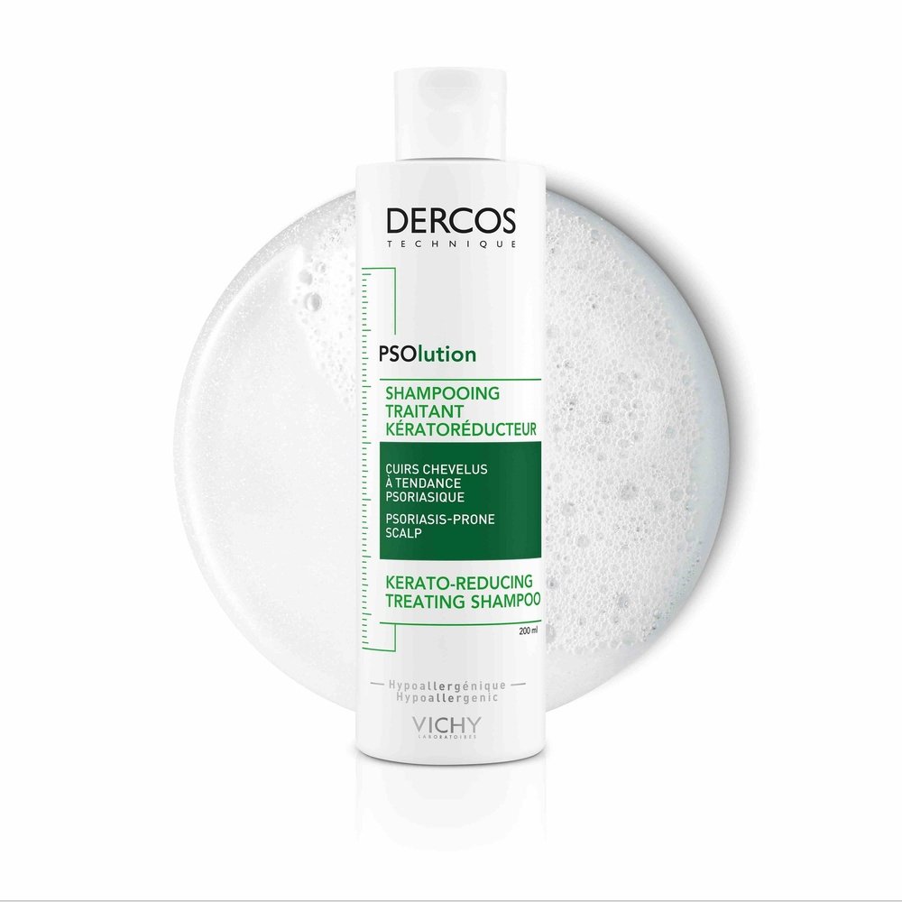 vichy – dercos psolution shampoing traitant kerato reducteur cuir chevelu sensible – 200ml vichy – dercos psolution shampoing traitant kerato reducteur cuir chevelu sensible – 200ml