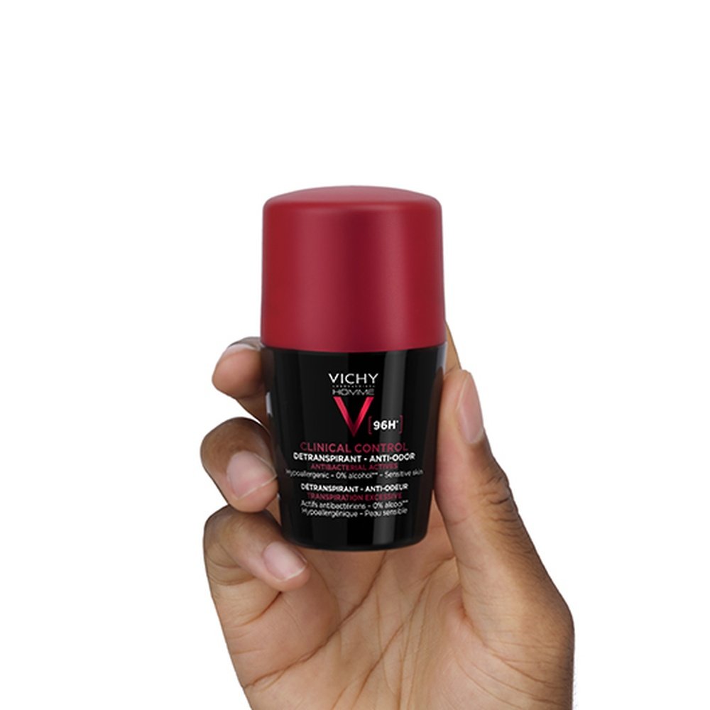 vichy – homme deodorant roll on clinical control detranspirant anti odeur 96h – 50ml vichy – homme deodorant roll on clinical control detranspirant anti odeur 96h – 50ml