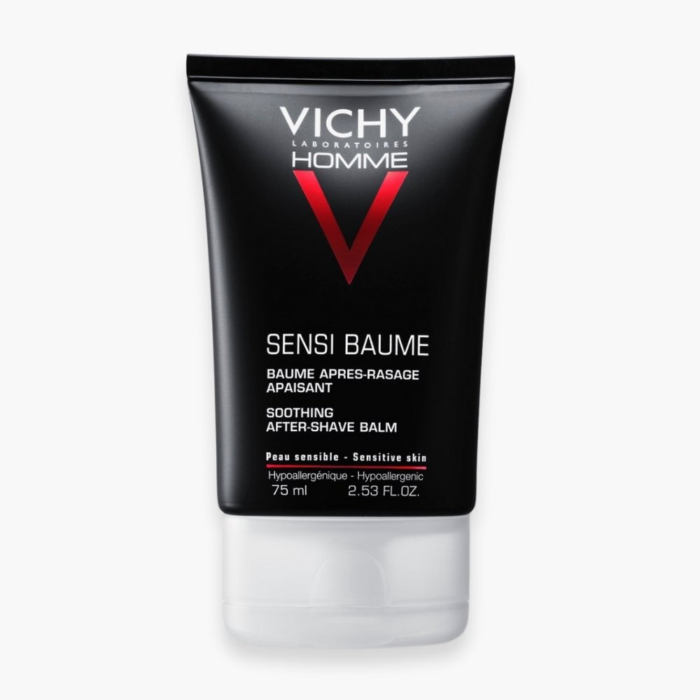 vichy – homme sensi baume apres rasage apaisant – 75ml