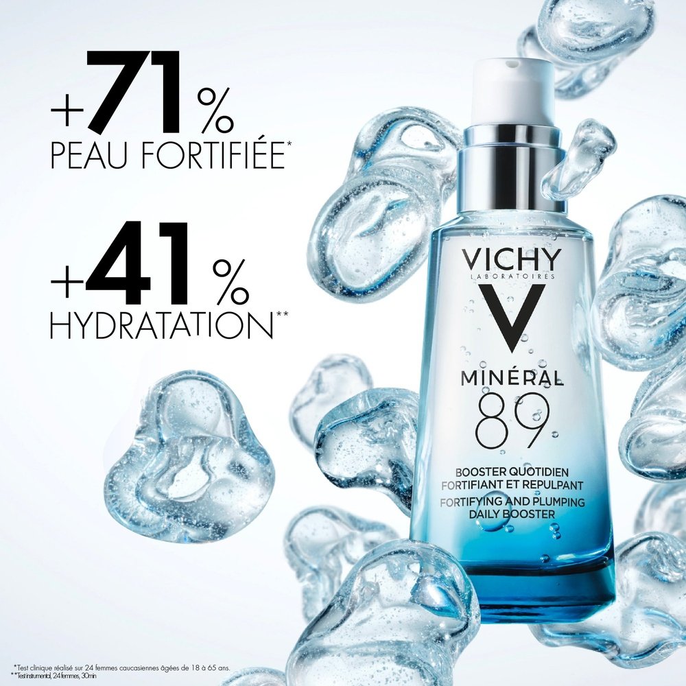 vichy – mineral 89 booster quotidien fortifiant et repulpant – 50ml vichy – mineral 89 booster quotidien fortifiant et repulpant – 50ml