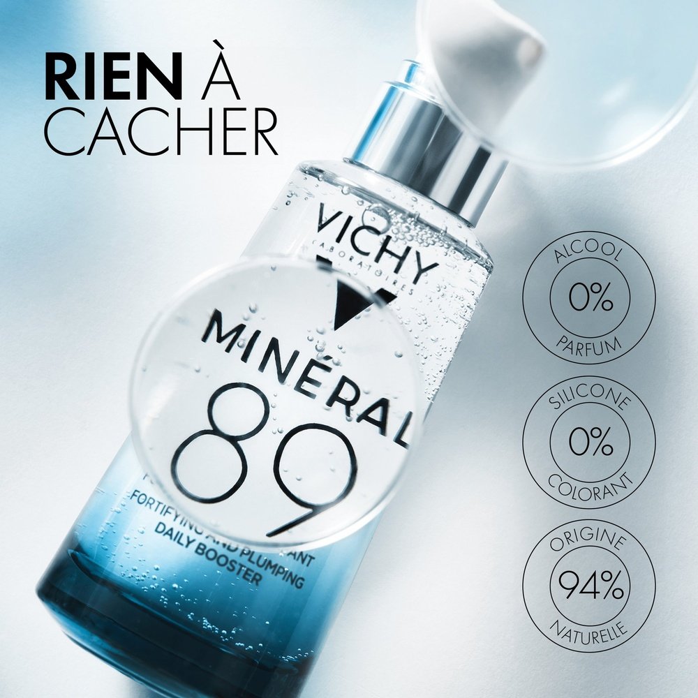 vichy – mineral 89 booster quotidien fortifiant et repulpant – 50ml vichy – mineral 89 booster quotidien fortifiant et repulpant – 50ml