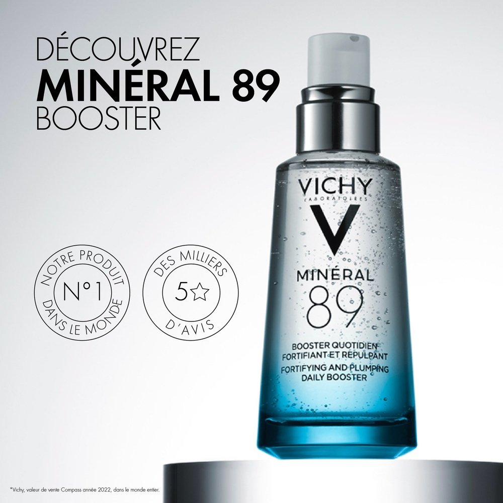 vichy – mineral 89 booster quotidien fortifiant et repulpant – 50ml vichy – mineral 89 booster quotidien fortifiant et repulpant – 50ml