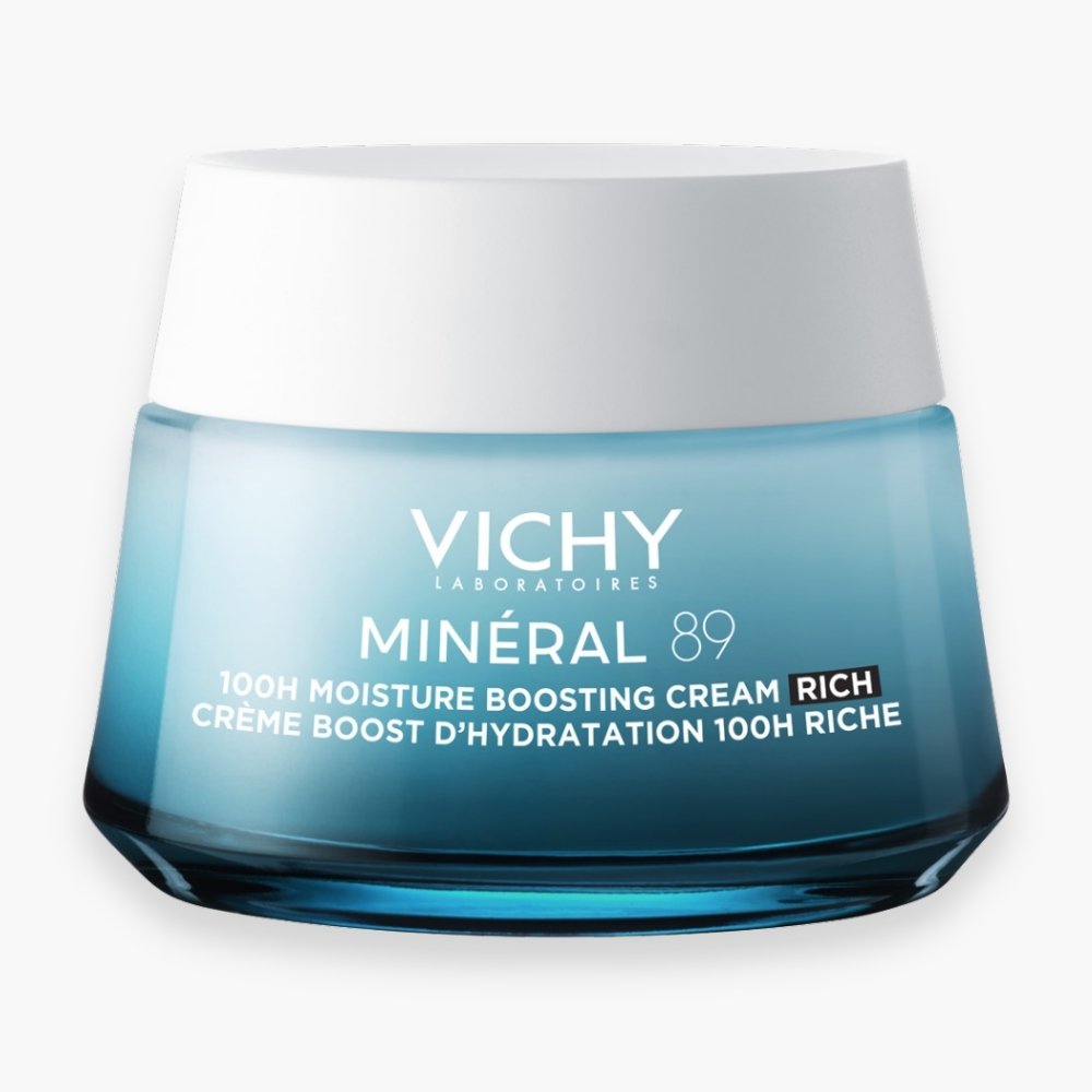 vichy – mineral 89 creme boost d’hydratation riche 100h – 50ml