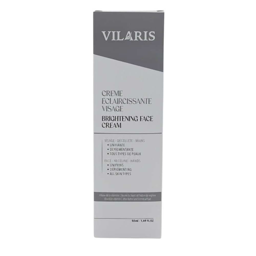 vilaris – creme eclaircissante visage – 50ml