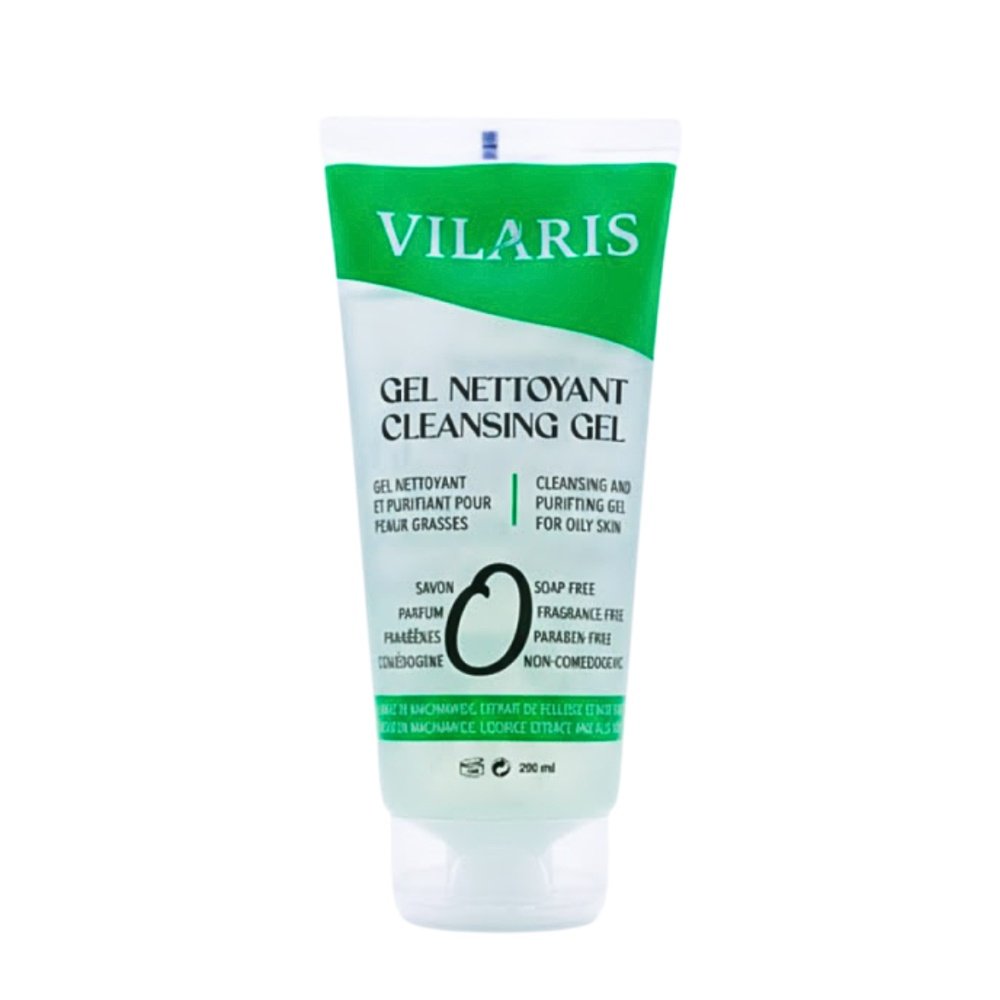 vilaris – gel nettoyant peau grasse – 200ml