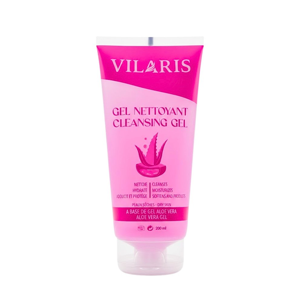 vilaris – gel nettoyant peau seche – 200ml