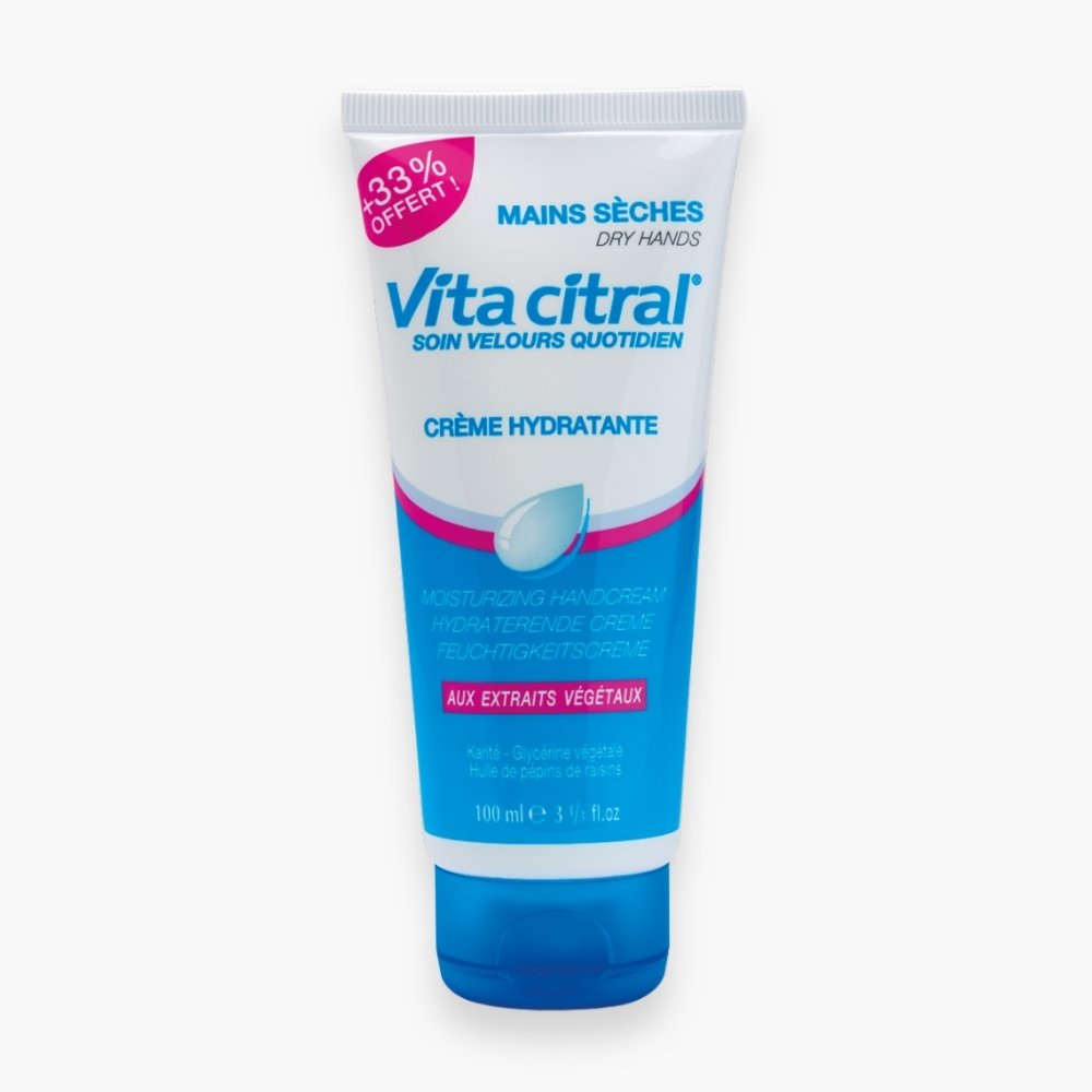 vita citral – soin velours quotidien creme hydratante mains seches – 100ml