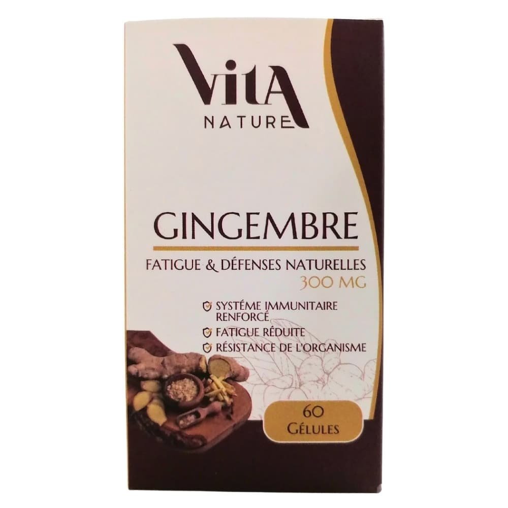 vita nature – gingembre 300mg – 60 gelules