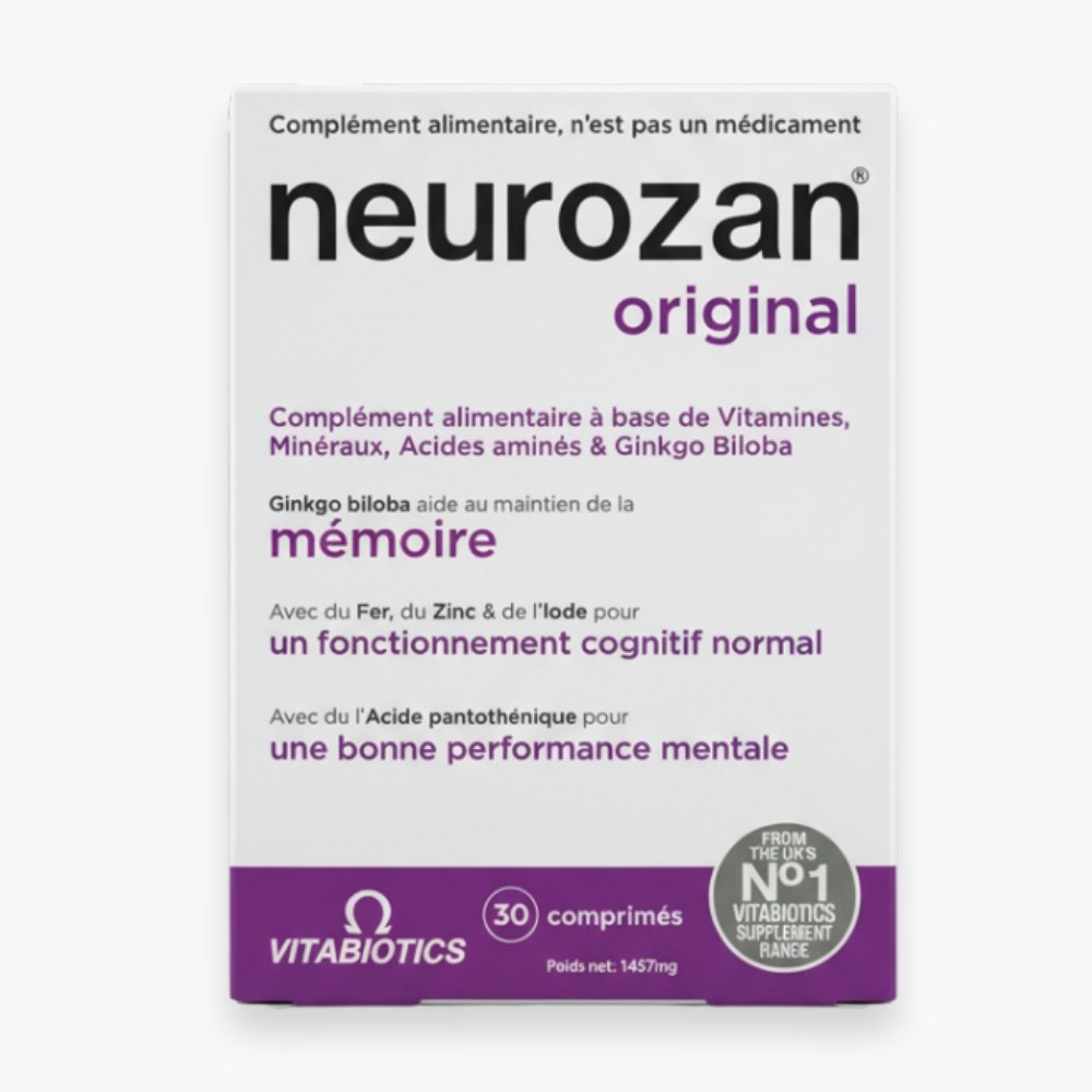 vitabiotics – neurozan original memoire et fonctions cognitives – 30 comprimes