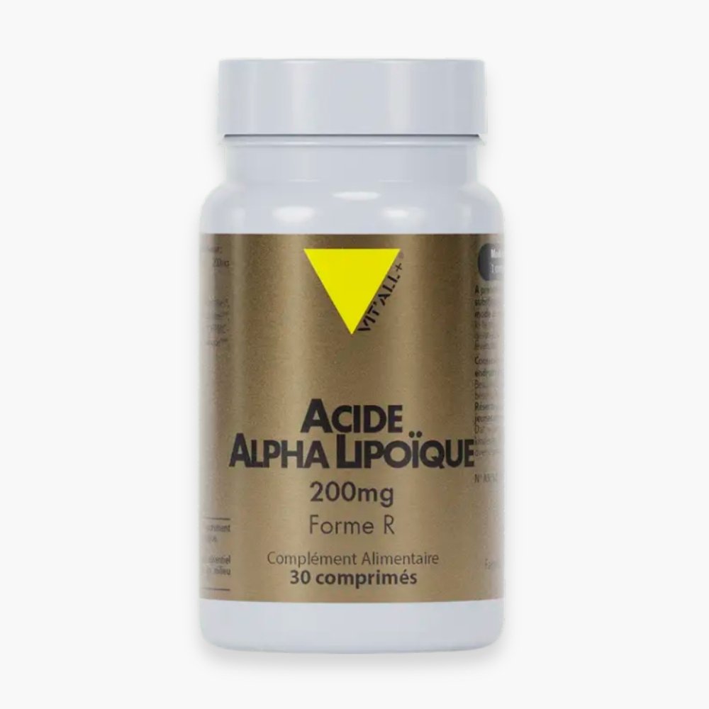 vitall+ – acide alpha lipoique 200mg forme r – 30 comprimes