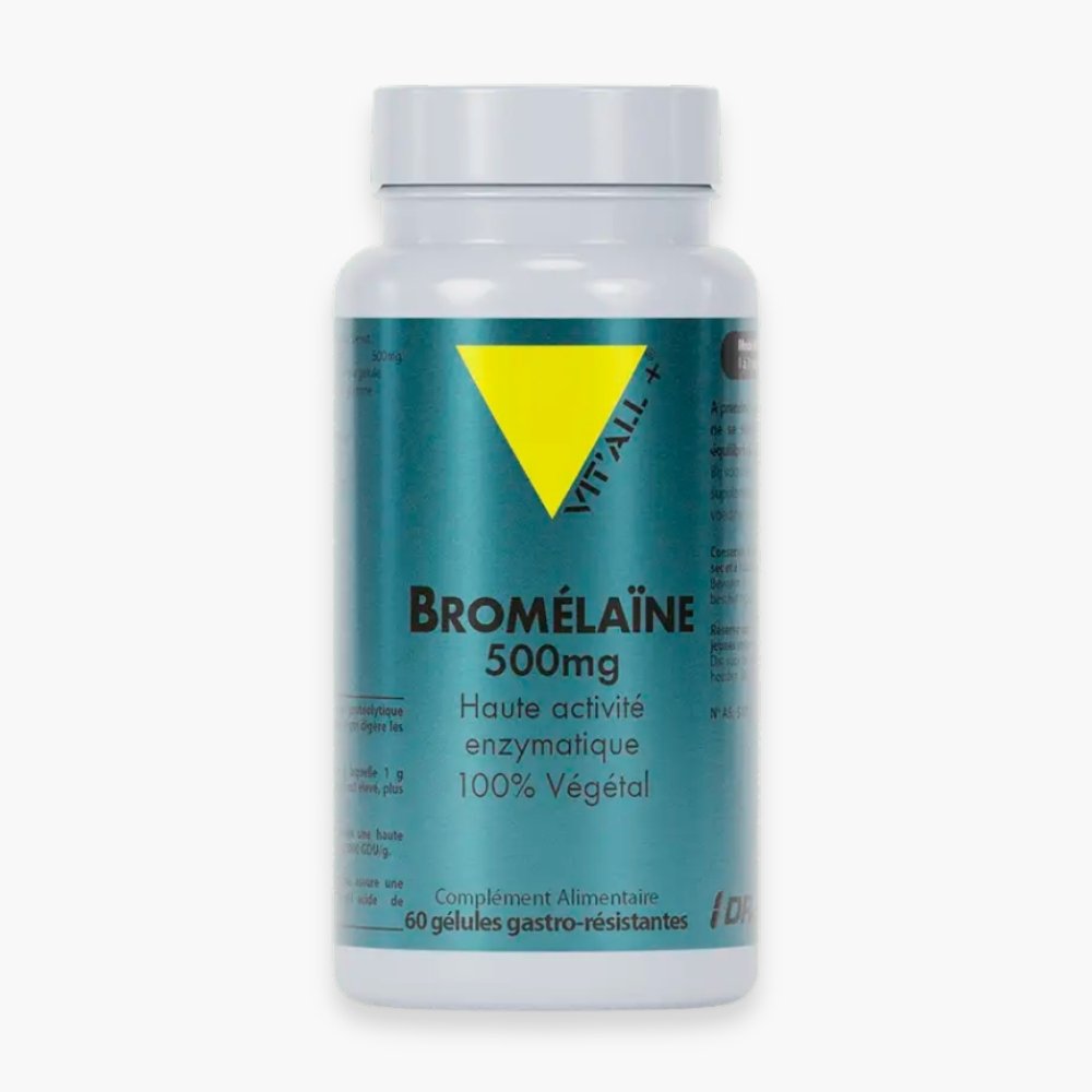vitall+ – bromelaine 500mg haute activite enzymatique 100% vegetal – 60 gelules