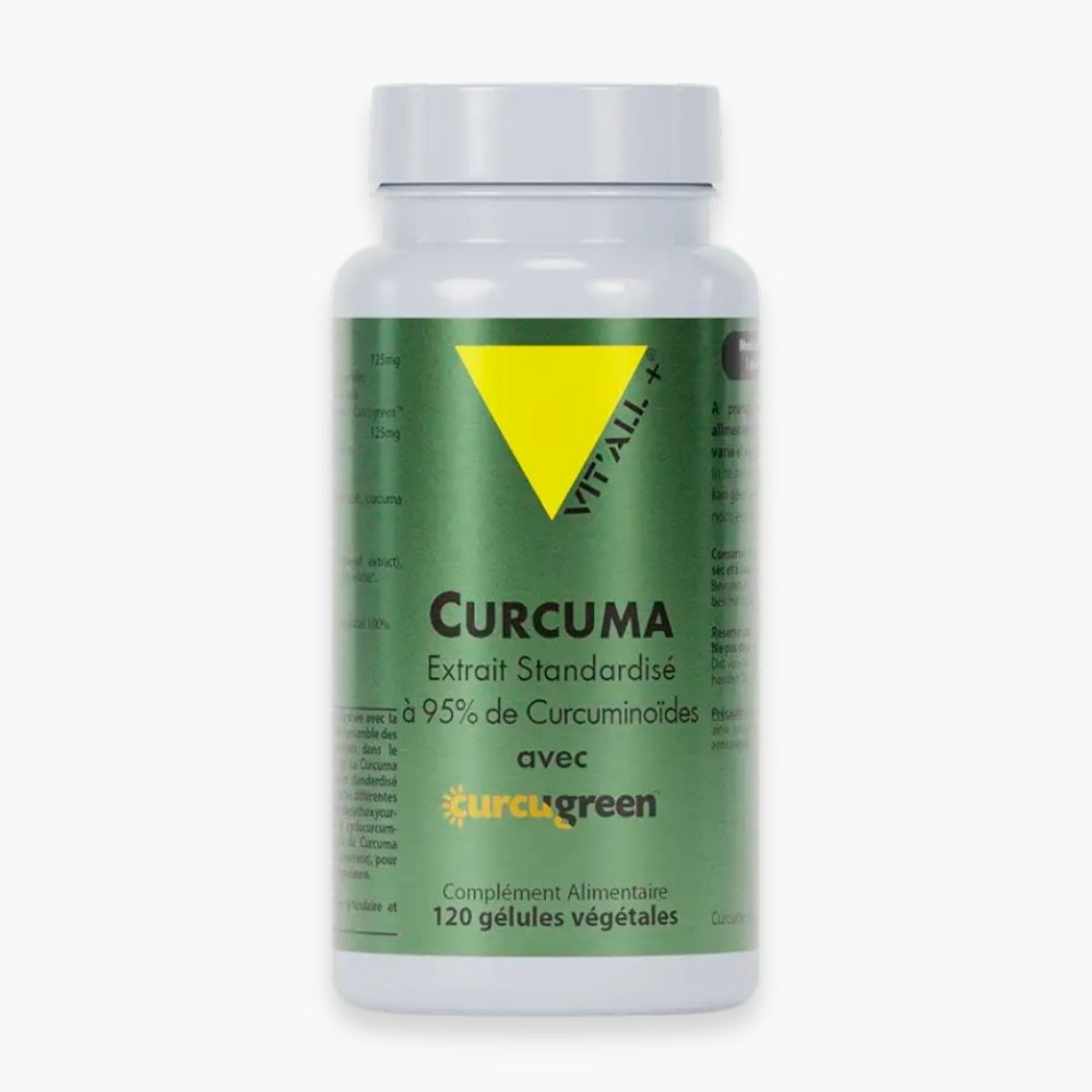 vitall+ – curcuma 250mg extrait standardise 95% de curcuminoides – 60 gelules
