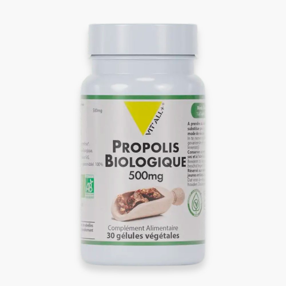 vitall+ – propolis biologique 500mg – 30 gelules