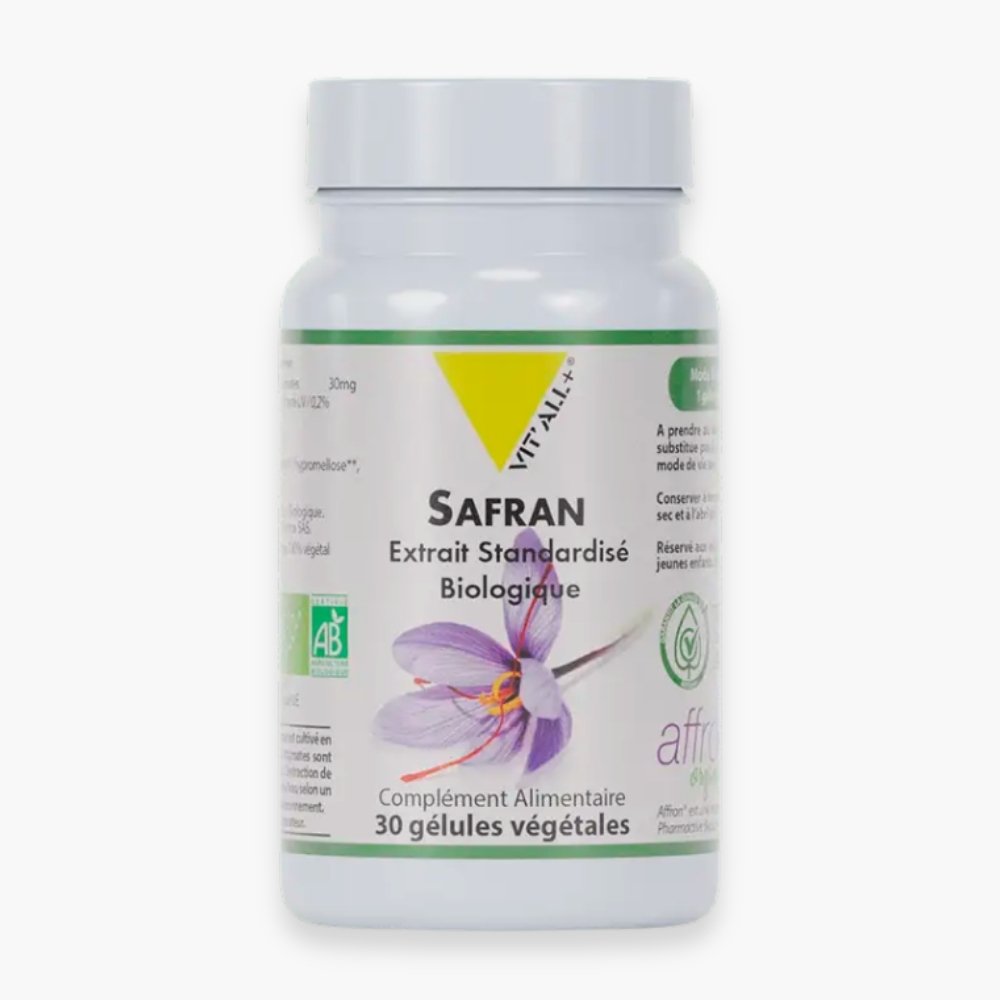vitall+ – safran biologique extrait standardise – 30 gelules