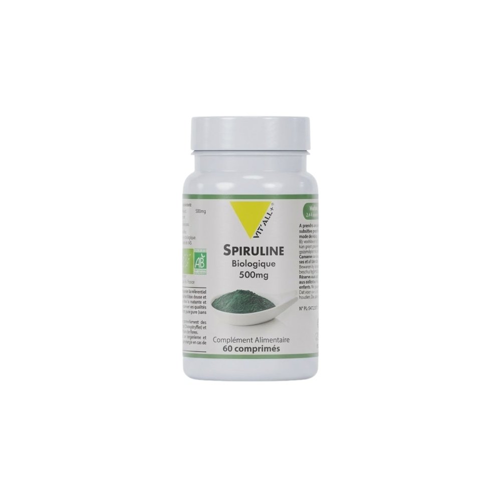vitall+ – spiruline 500mg 60 capsules