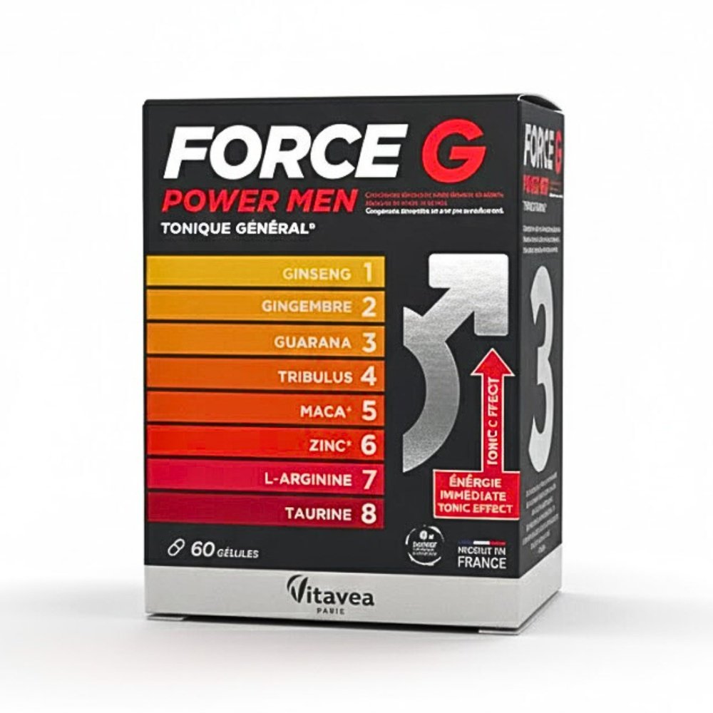 vitavea – force g power men – 60 gelules